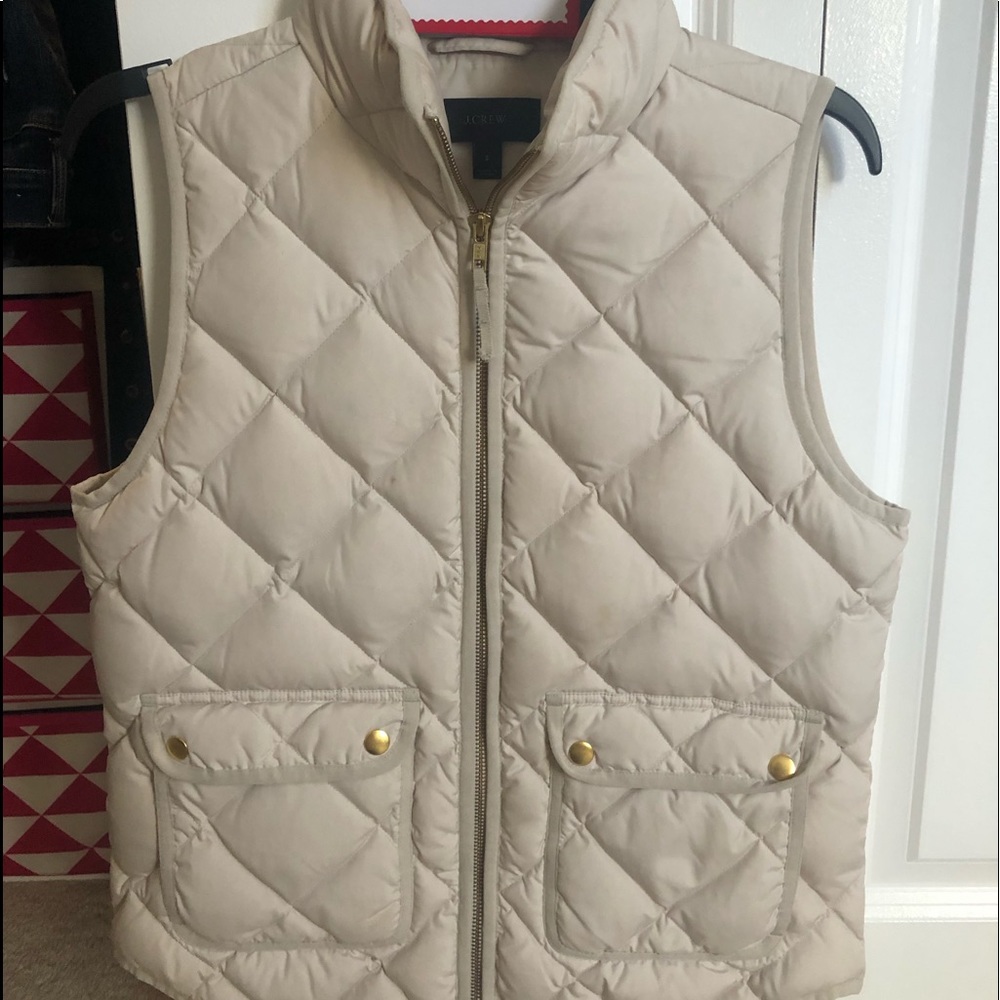 J.Crew White Vest